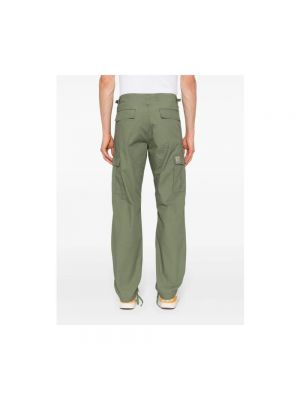 Pantalones rectos Carhartt Wip verde