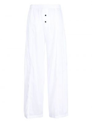 Прозрачни панталон Kiki De Montparnasse бяло