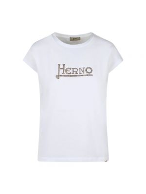 Jersey t-shirt Herno weiß