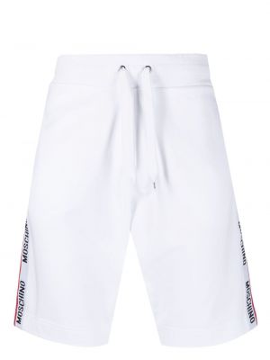 Kratke hlače od jersey Moschino bijela