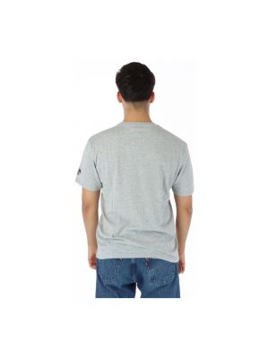 Camisa de algodón manga corta de cuello redondo North Sails gris