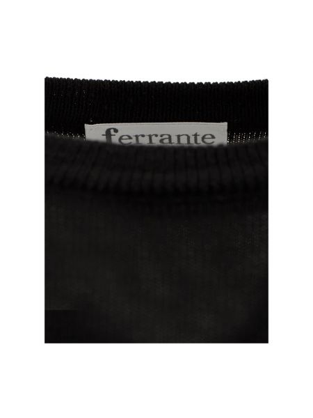 Suéter de cuello redondo Ferrante negro