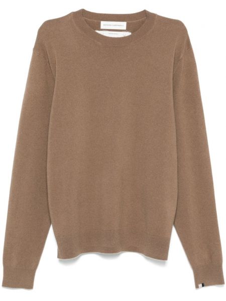 Kashmir striktrøje Extreme Cashmere brun