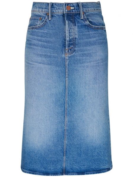 High waist jeansrock Mother blau