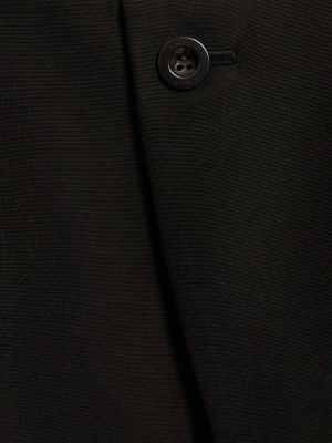 Памучни копринени шорти Sacai черно