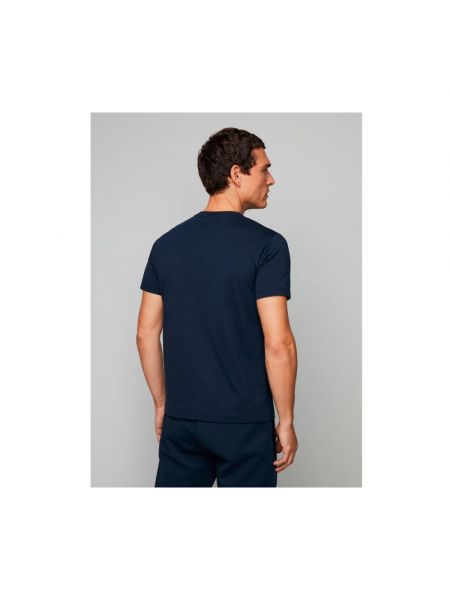 Camiseta de algodón Hackett azul