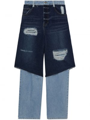 Straight leg jeans Sjyp blu