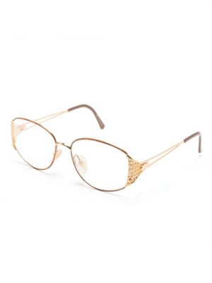 Okulary Christian Dior złote