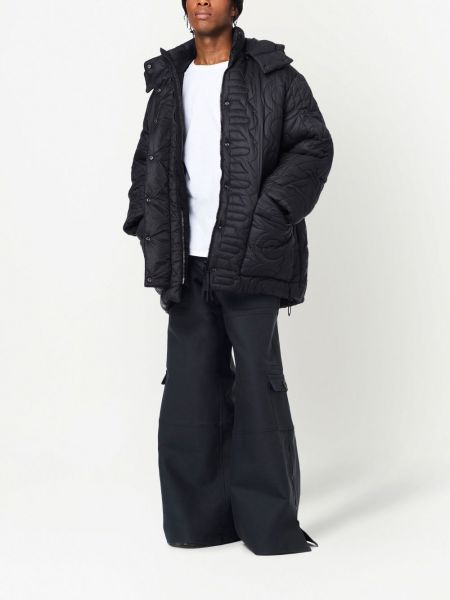 Pikowana kurtka puchowa Marc Jacobs czarna
