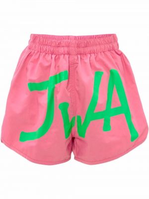 Trykt shorts Jw Anderson rosa