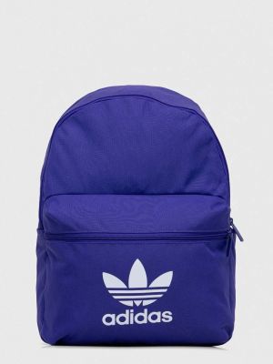 Batoh s potiskem Adidas Originals fialový