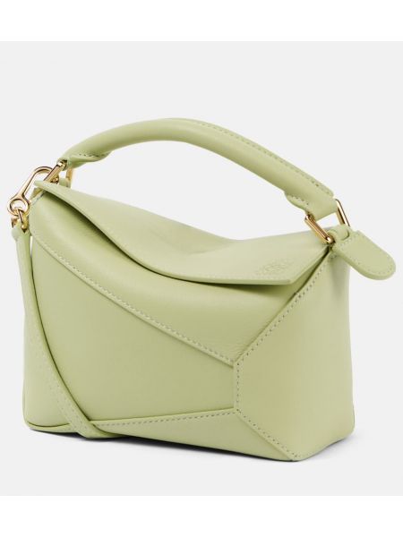 Lær mini bag Loewe hvit