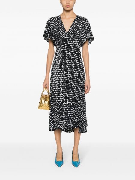 Sukienka w abstrakcyjne wzory Dvf Diane Von Furstenberg