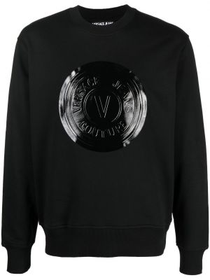 Sweatshirt Versace Jeans Couture svart