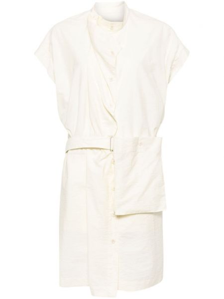 Drapované šaty Lemaire bílé
