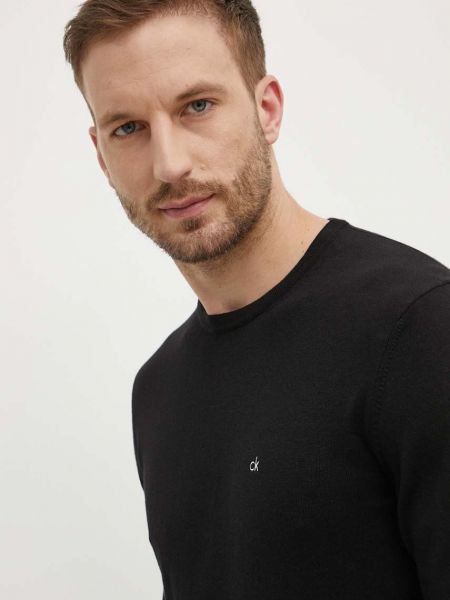 Długi sweter Calvin Klein czarny
