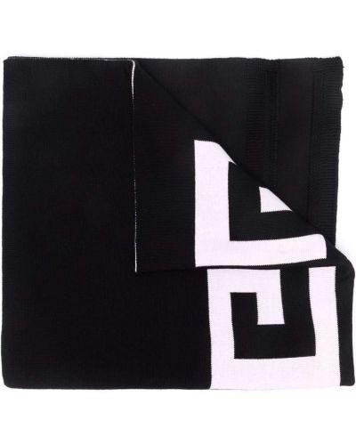 Bufanda de punto Givenchy negro