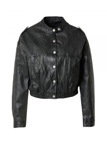 Veste de cuir Freaky Nation noir