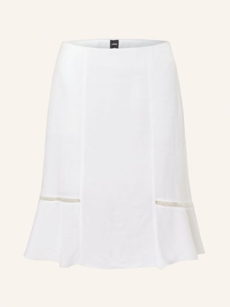 Mini sukně Boss bílé