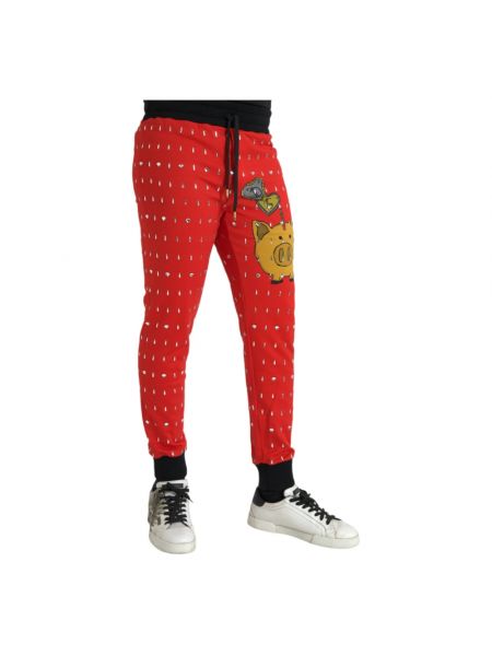 Pantalones de chándal Dolce & Gabbana rojo