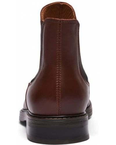 Chelsea boots Selected Homme marron