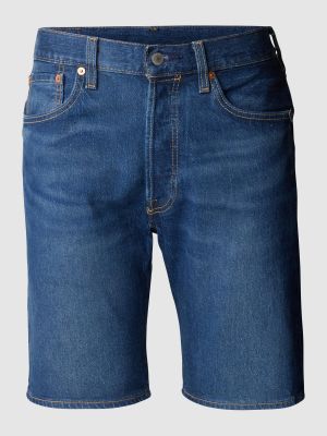 Szorty jeansowe bawełniane Levi's niebieskie