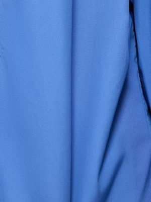 Bavlněná košile Lemaire modrá