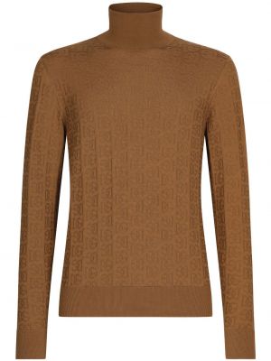 Pletený svetr s výšivkou Dolce & Gabbana