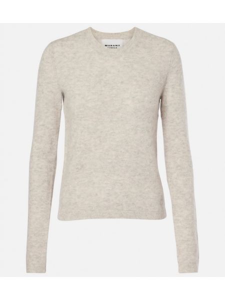 Alpakka strikkegenser Marant Etoile beige