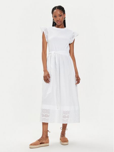 Φόρεμα United Colors Of Benetton λευκό