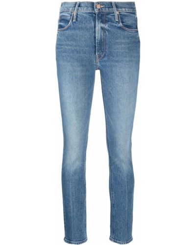 Slank lav midje skinny jeans Mother blå