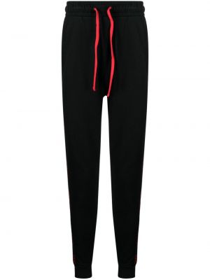 Pantalon de joggings en coton Hugo noir