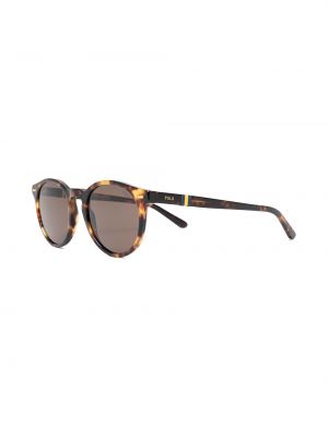 Okulary przeciwsłoneczne Polo Ralph Lauren brązowe