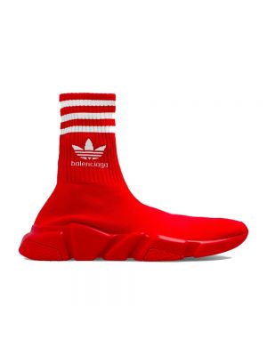 Czerwone sneakersy Balenciaga Speed