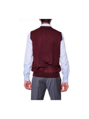 Jersey sin mangas con escote v de tela jersey La Fileria