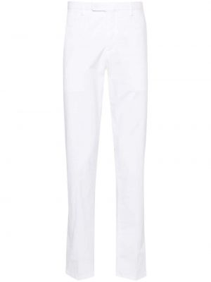 Βαμβακερό παντελόνι chino Boglioli λευκό