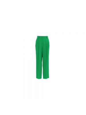 Spodnie z krepy See By Chloe zielone