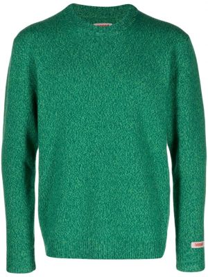 Вълнен пуловер Baracuta зелено