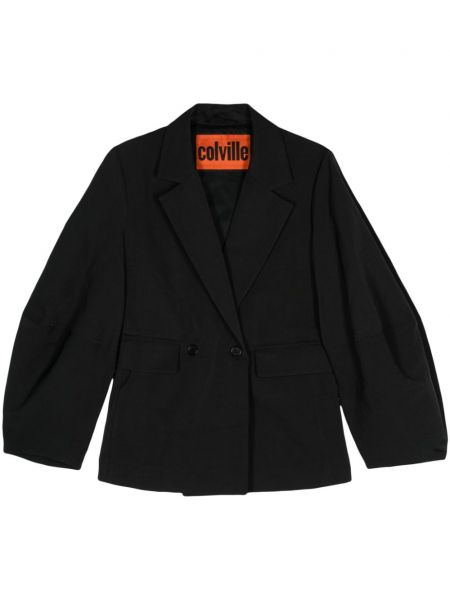 Dobbeltradet blazer Colville sort