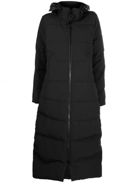 Lang jakke Canada Goose svart