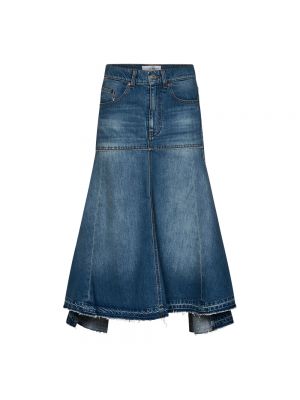 Spódnica jeansowa asymetryczna Victoria Beckham