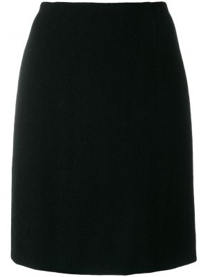 Vlněné sukně Moschino Pre-owned - černá