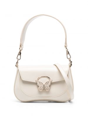 Δερμάτινη τσάντα shopper Blugirl λευκό