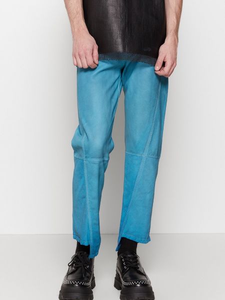 Spodnie klasyczne skórzane Lanvin
