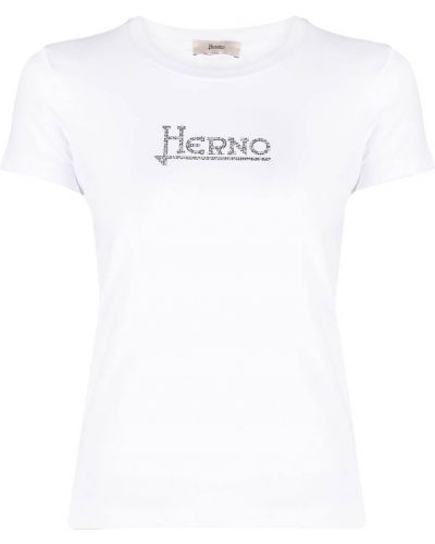 Camiseta con apliques Herno blanco