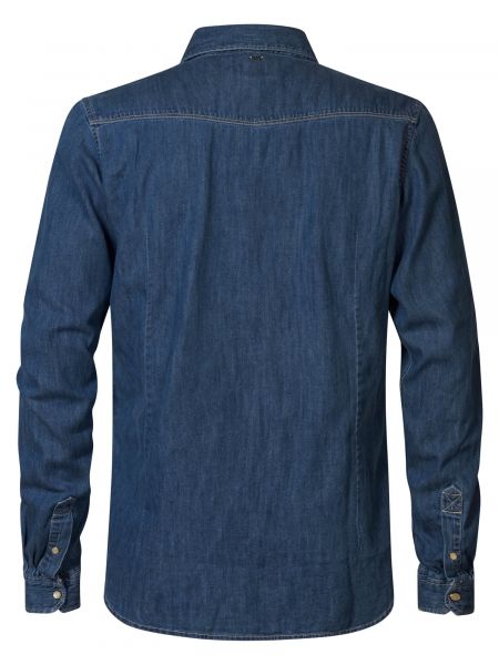 Rifľová košeľa Petrol Industries modrá