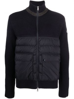 Cardigan med glidelås Moncler blå