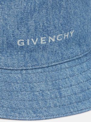 Kapelusz Givenchy niebieski