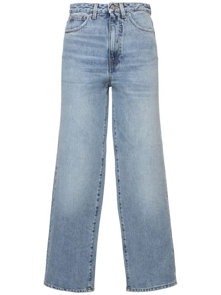 Flare jeans i bomull Toteme blå