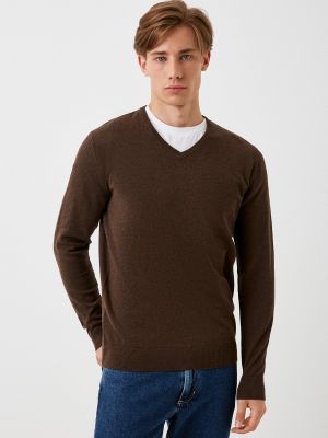 Пуловер Tom Tailor коричневый